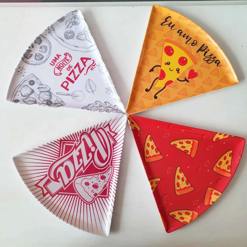 Prato Pizza Fatia Triangular