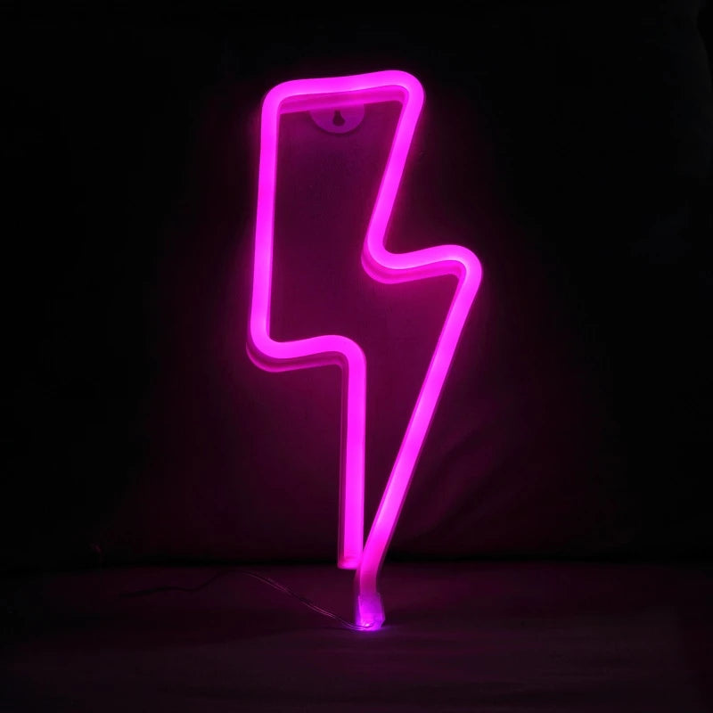 Luminária Led Neon - Letreiro de Luz Parede